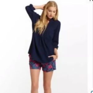 Lily Pulitzer Freya Floral Embroidered Shirt